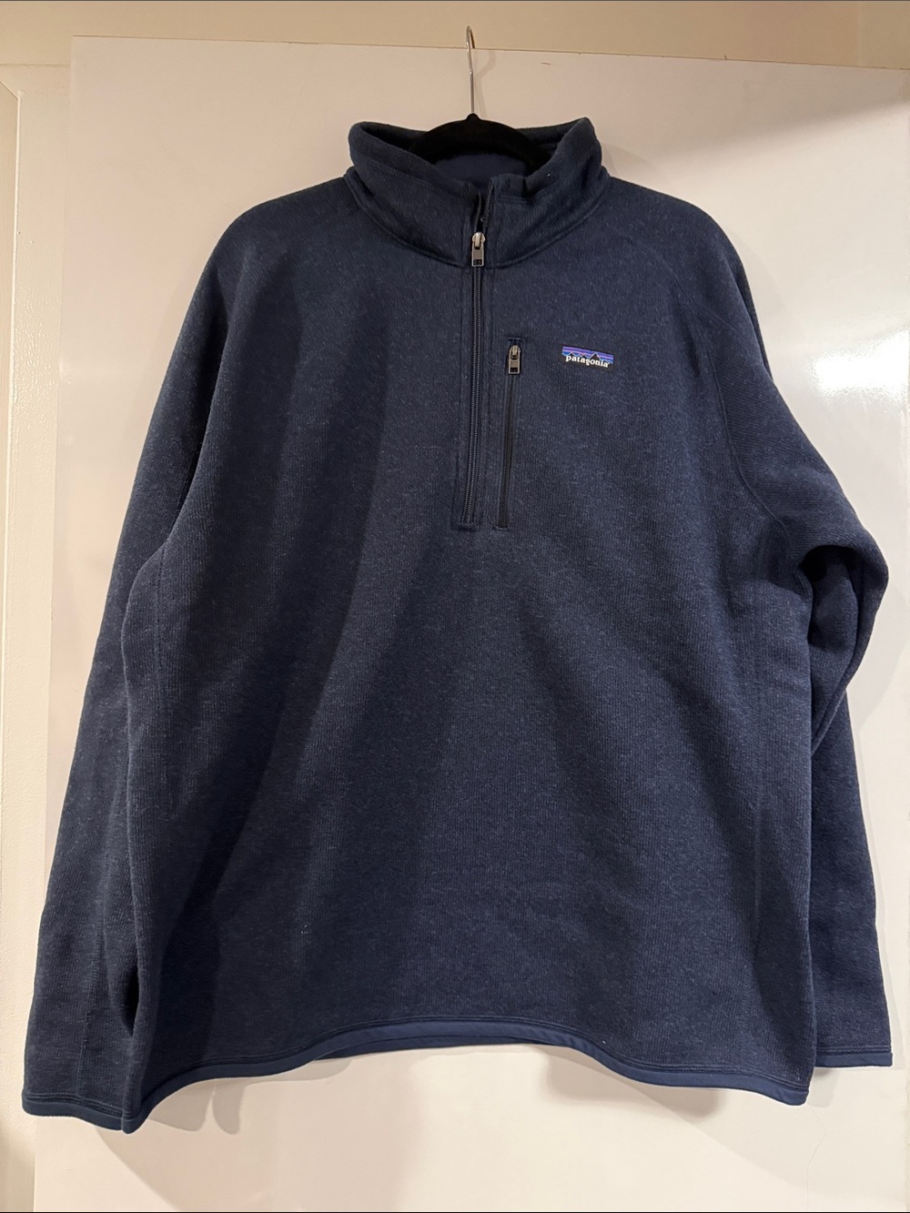 Patagonia Men’s Navy Quarter-Zip Fleece Pullover